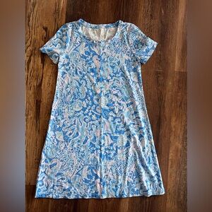 Lilly Pulitzer Blue and Pink Floral Dress